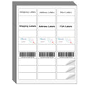 White Mailing Address Labels for Laser & Inkjet Printers, Pack of 3000