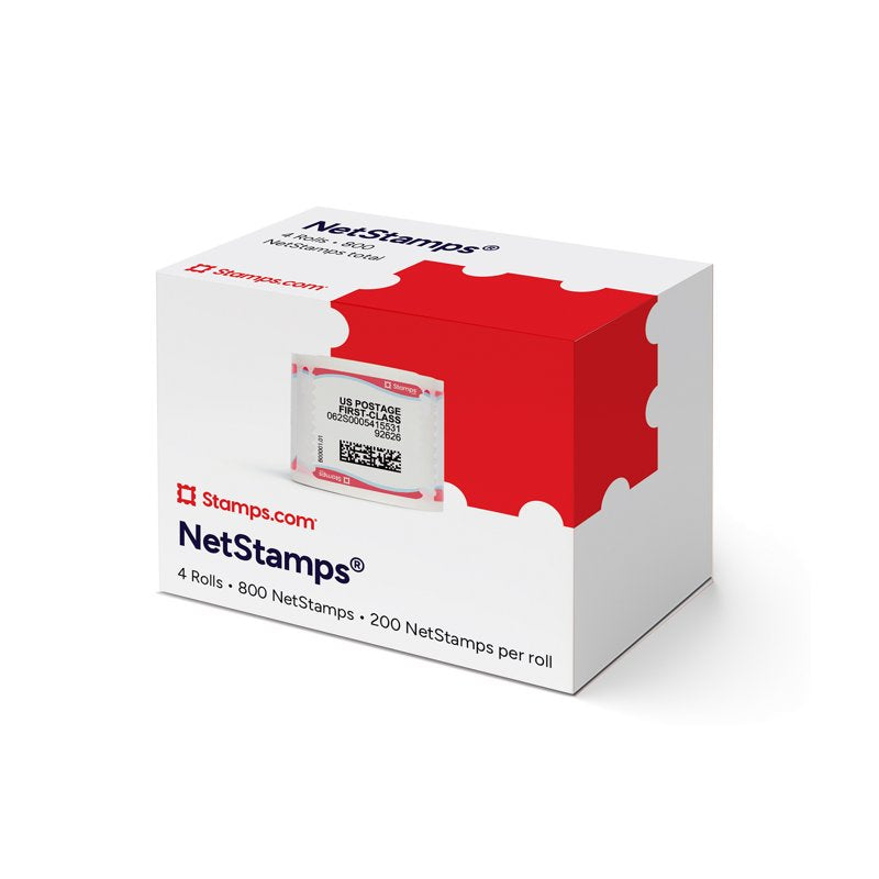Blank Postage Labels - 800 Self-Adhesive Roll Stamps for USPS Printing