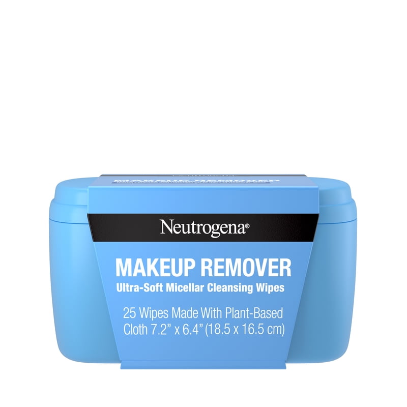 Makeup Remover Wipes - Face Cleansing Towelettes, 25 Count, Gentle & Effective