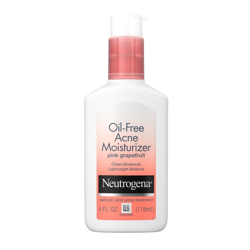 Pink Grapefruit Acne Moisturizer with Salicylic Acid - Oil-Free Face Lotion