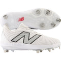 Men's Baseball Cleats FuelCell 4040v7 Low Metal Spikes White Grey
