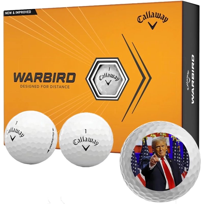 Set of 12 Trump Victory Golf Balls - Multiple Brands & Variants