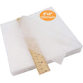 No Show Mesh Embroidery Stabilizer Backing Sheets - 8x8 Inch, Pack of 100