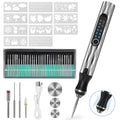 Electric Engraving Pen Kit with 37 Bits, 3-Speed USB Rechargeable Rotary Tool for DIY Personalization