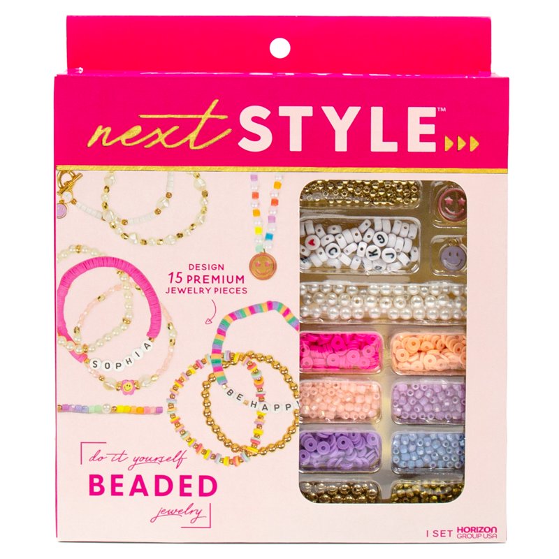 DIY Beaded Jewelry Kit - Create 15 Custom Accessories with 750+ Beads