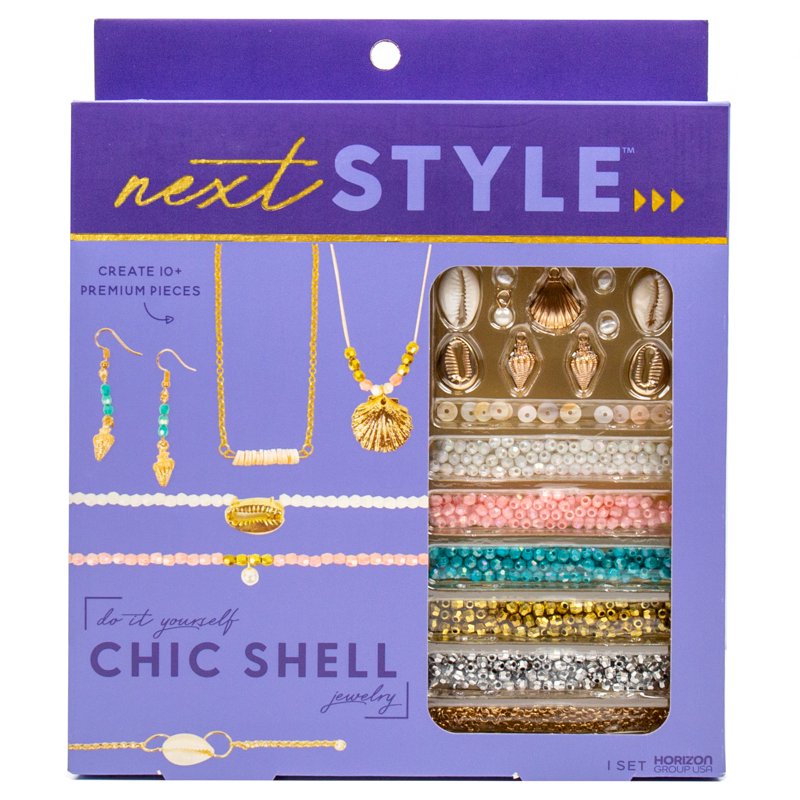 DIY Seashell Jewelry Set for Kids and Teens - Beach-Inspired Accessories Kit