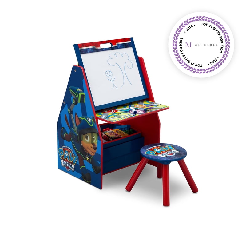 Kids Art Table with Easel, Storage & Toy Organizer - PAW Patrol Design
