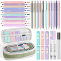 NicPro 39-Piece Stationery Set with Highlighters, Mechanical Pencils, Gel Pens & Pencil Case