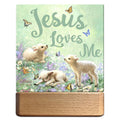 Night Light Jesus Loves Me LED Decor - 7 Inch Religious Wall Accent