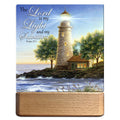 Night Light with Scripture - LED Lighthouse Decor - 7 Inch Wall Plaque