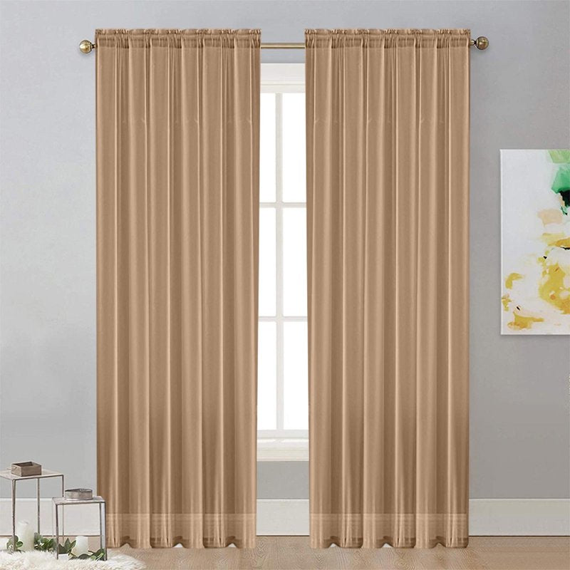 Blackout Curtains for Living Room & Bedroom - Thermal Insulated, Solid Color, Energy Saving