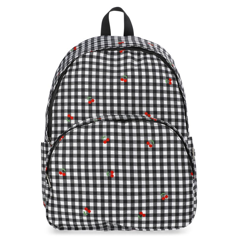 Women's Dome Backpack with Allover Print - 17-inch Casual School & Travel Bag