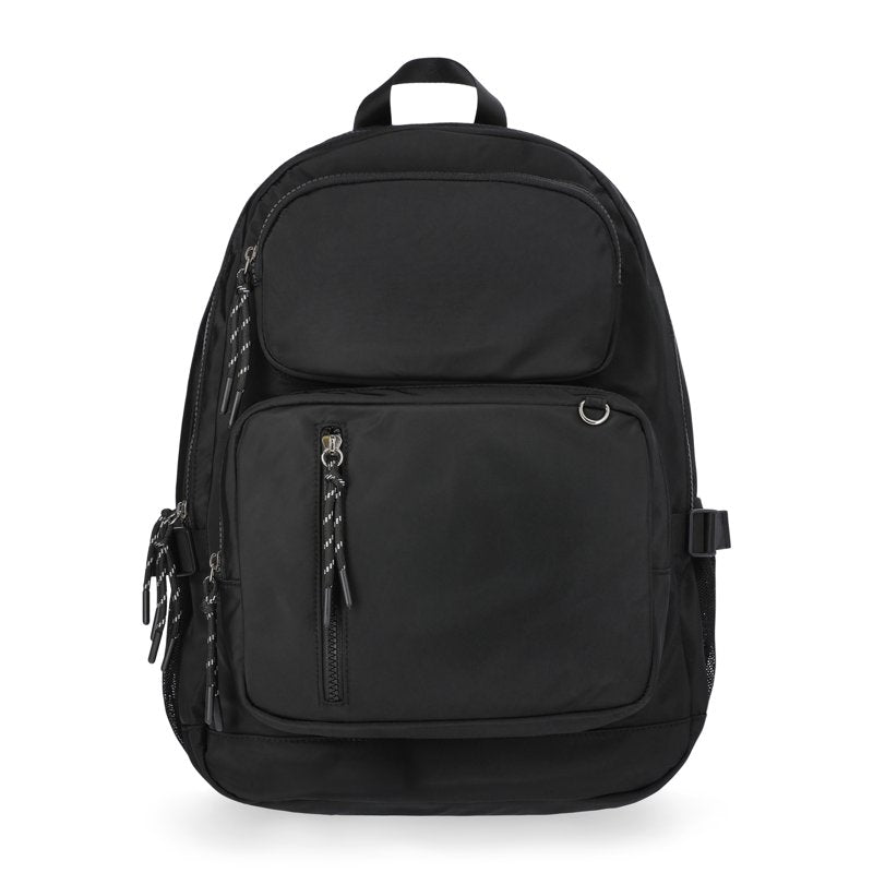 Women's Multi-Pocket Backpack with Adjustable Straps - Black, Olive, Taupe