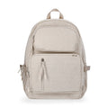 Multi Pocket Women's Backpack with Adjustable Straps - Taupe, Black, Olive