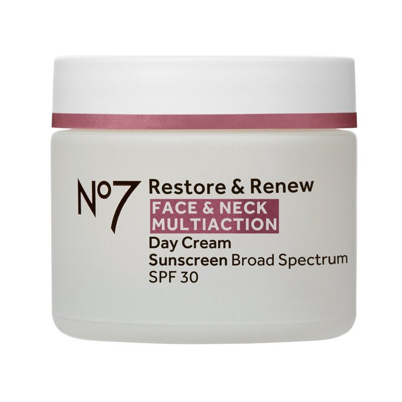 No7 SPF 30 Face & Neck Sunscreen Day Cream Fragrance-Free 1.69 fl oz