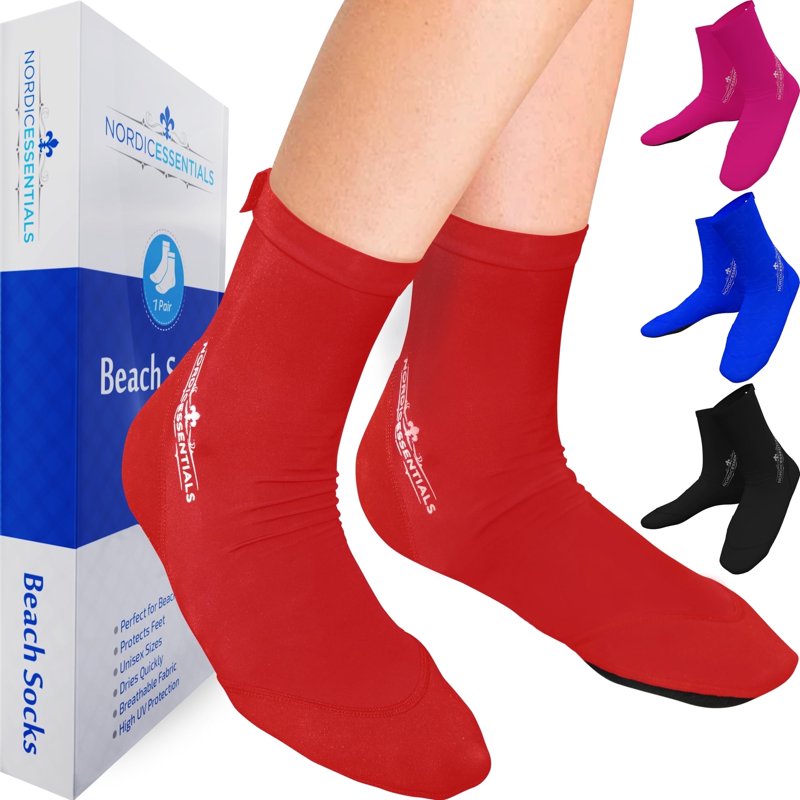Beach Socks for Water & Sand Activities - Quick-Drying, Breathable, Anti-Sand Design