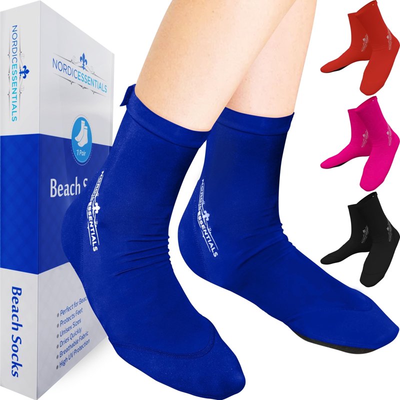 Beach Socks for Water & Sand Activities - Quick-Drying, Breathable, Anti-Sand Design