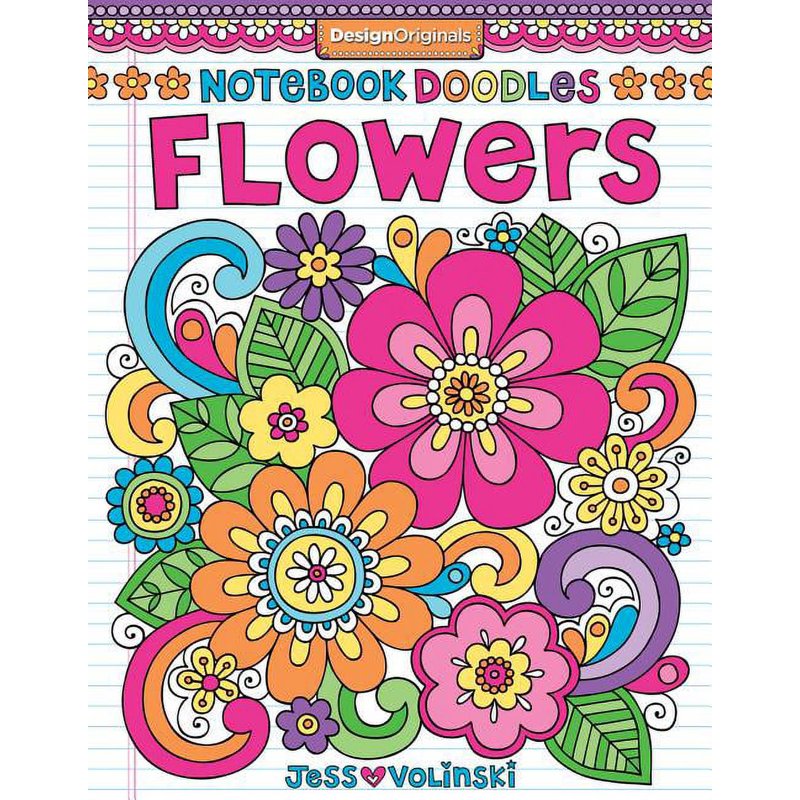 Flowers Coloring & Activity Book for Tweens - 80 Pages with Art Lessons & Quotes