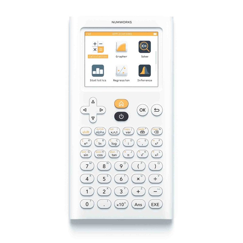 NumWorks Graphing Calculator with Color Screen & Python Programming