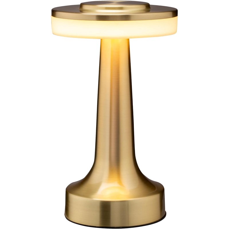 Rechargeable Cordless LED Table Lamp with Touch Dimming - Portable Nightstand Light