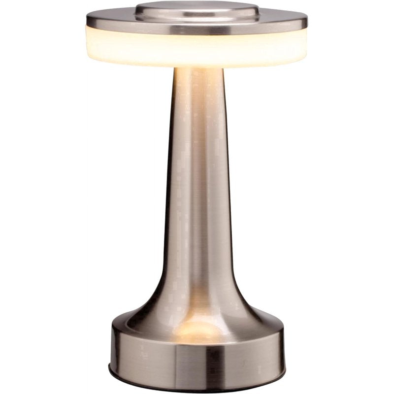 Rechargeable Cordless LED Table Lamp with Touch Dimming - Portable Nightstand Light