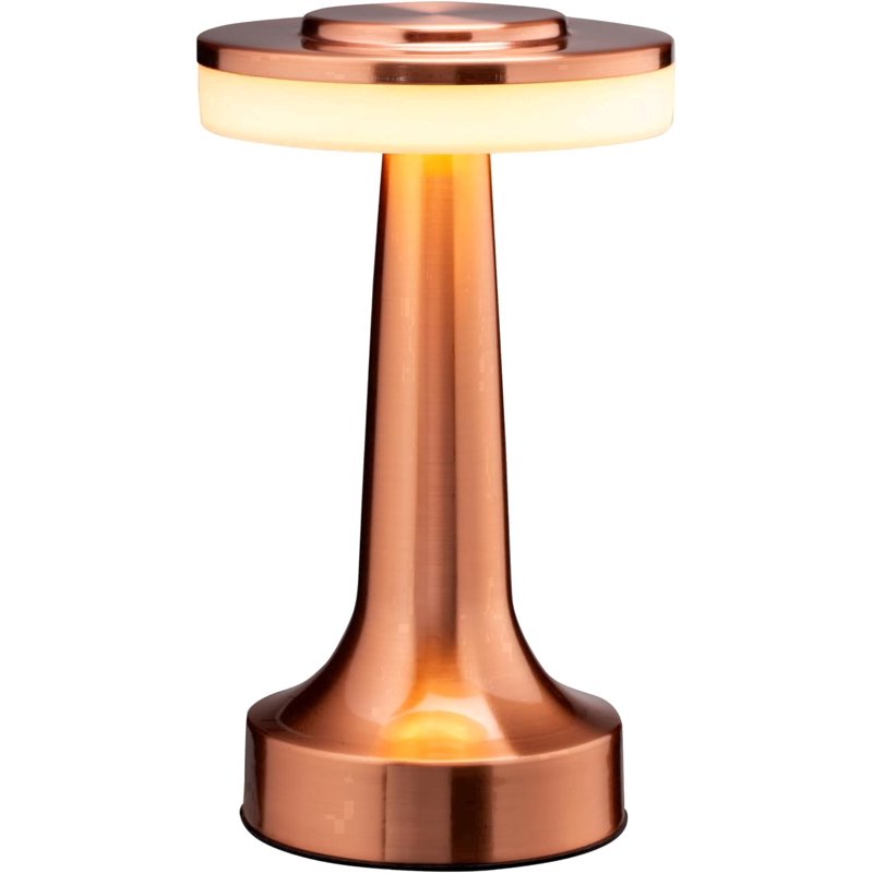 Rechargeable LED Table Lamp - Portable Cordless Nightstand Light with Touch Dimming
