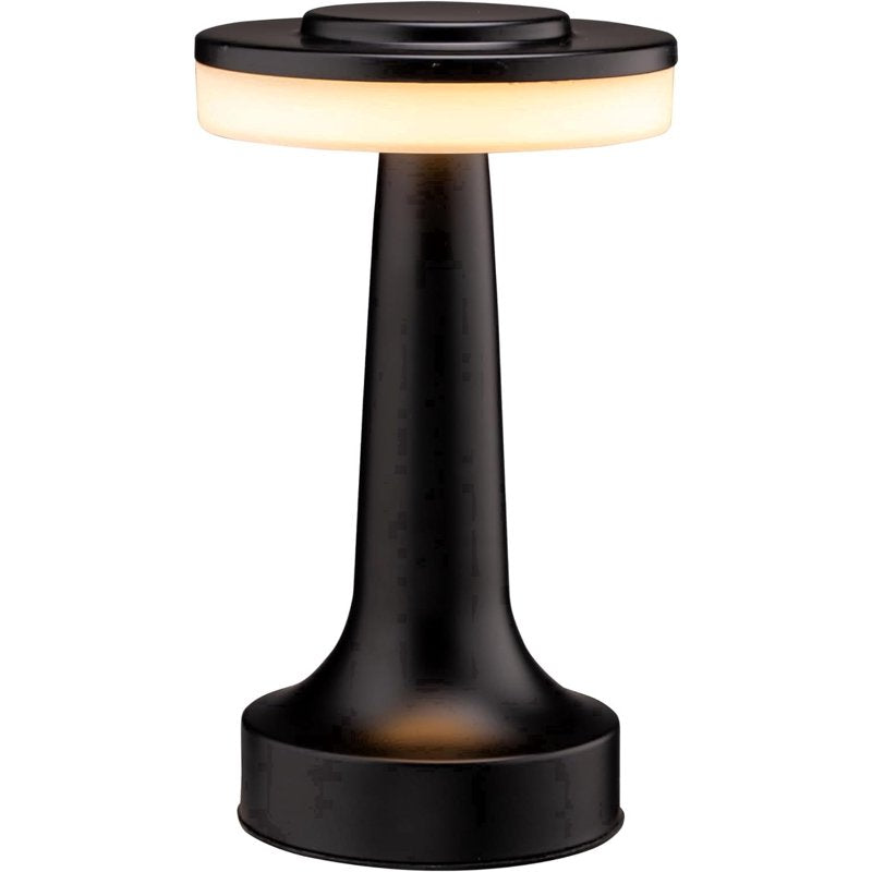 Cordless Rechargeable LED Table Lamp with Touch Dimming - Portable Nightstand Light