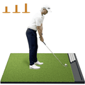 OKESAM 5x4 Feet Golf Mat with Ball Tray - Thick Artificial Turf for Hitting, Driving & Chipping (Variation: 5x4 feet large sized)