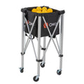 Travel Pickleball Cart with 120 Ball Capacity Lightweight Aluminum Storage