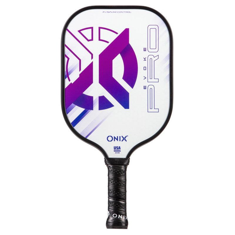 Onix Evoke Pro Pickleball Paddle - Purple Variation, Composite Face & Polypropylene Core