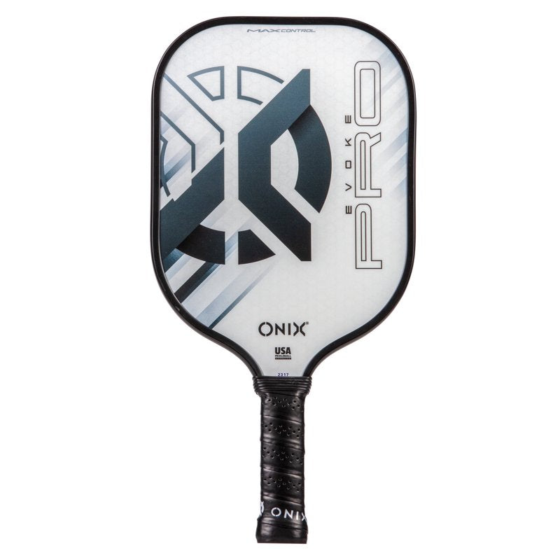 Onix Evoke Pro Pickleball Paddle - Black Variation, Composite Face, Polypropylene Core