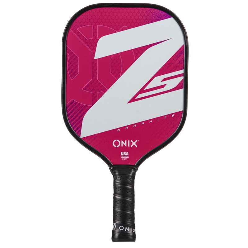 ONIX Graphite Z5 Pickleball Paddle with Pink Cushion Comfort Grip