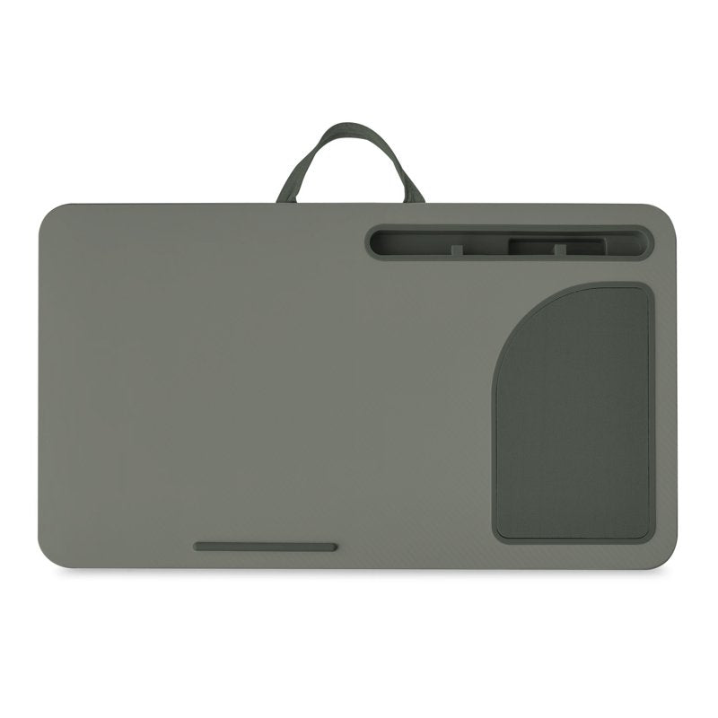 Portable Lap Desk with Phone & Tablet Slot - Fits 15.6 Inch Laptops, Green