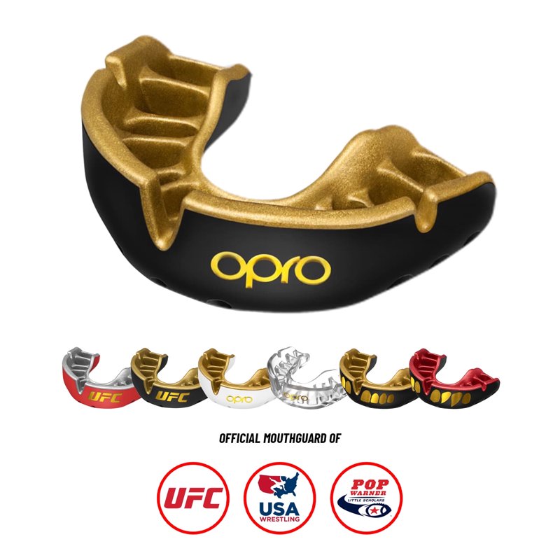 Self-Fit Gold Level Mouth Guard for Boxing, MMA & Football - Adult