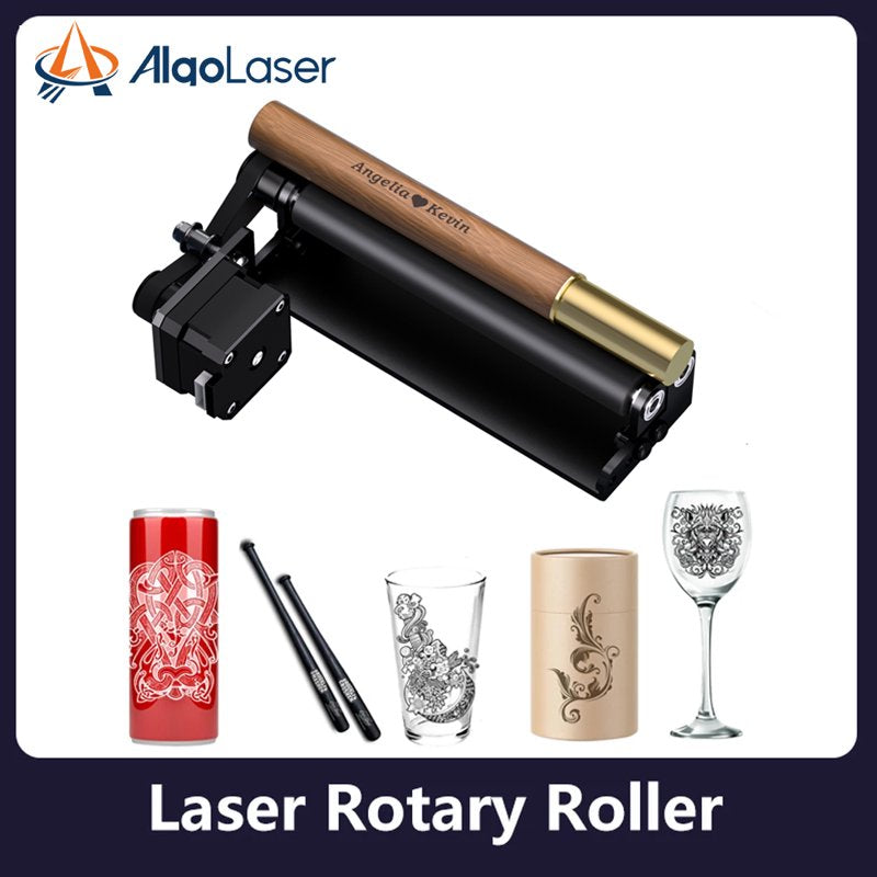 Laser Rotary Roller for Cylindrical Engraving, Adjustable Diameter 1-41mm