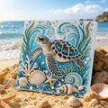 Variation of THIS listing: Ocean Theme Pearl Art DIY Kit 3D Turtle Diamond Painting with Frame