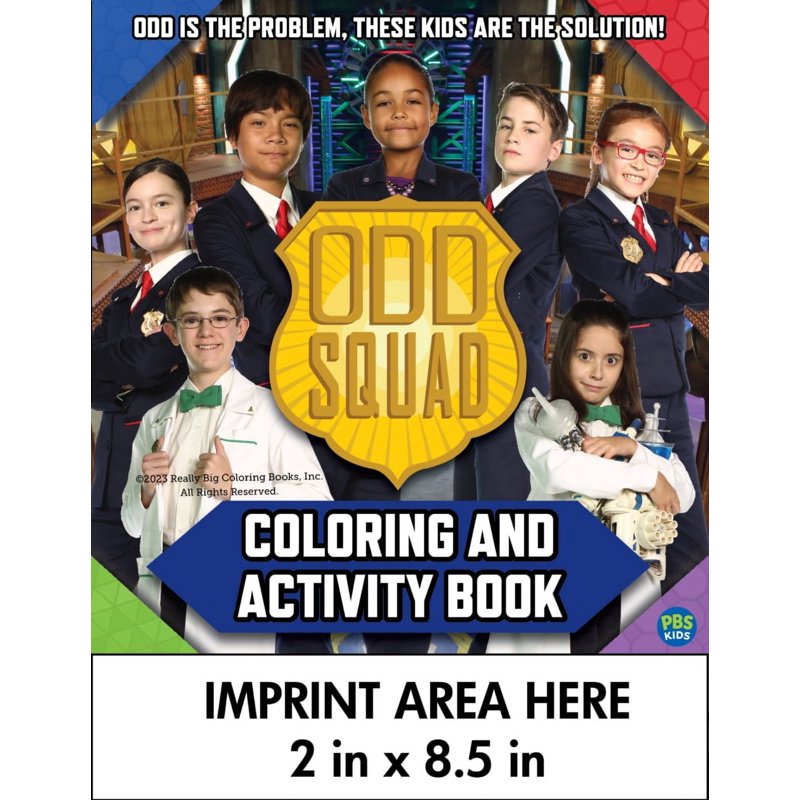 Kids Coloring Book - Odd Squad Imprint with 25 Pages for Art & Learning