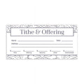 Offering Envelopes for Tithes and Donations - Pack of 100, 3x6.25 Inches