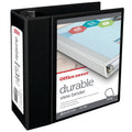 5-Inch Heavy-Duty View D-Ring Binder - 1050 Page Capacity, Black