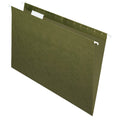 Legal Size Green Hanging File Folders Pack of 25 - Eco-Friendly Office Organization