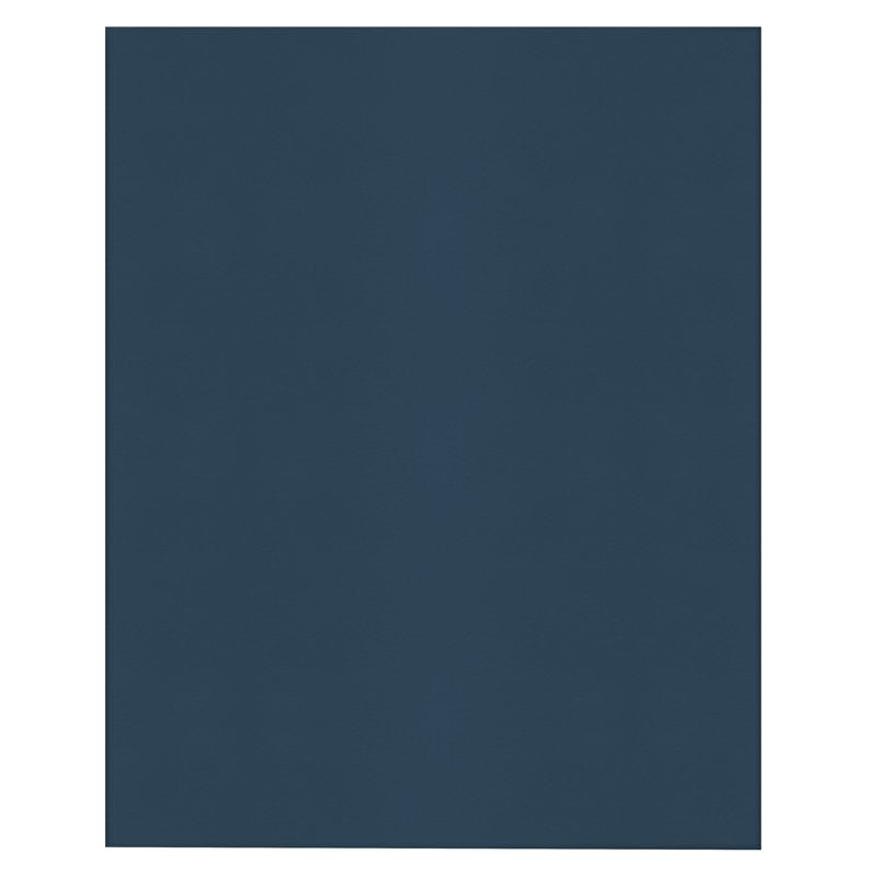 Twin-Pocket Leatherette Portfolios - Dark Blue, Pack of 25