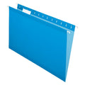 Blue Legal Size Hanging File Folders - 25 Pack, 15 3/4 x 9 3/8 inches