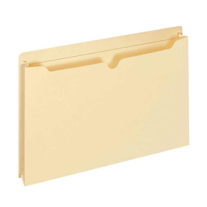 Double-Top File Jackets - Letter Size, 25 Pack, Expandable Office Organization