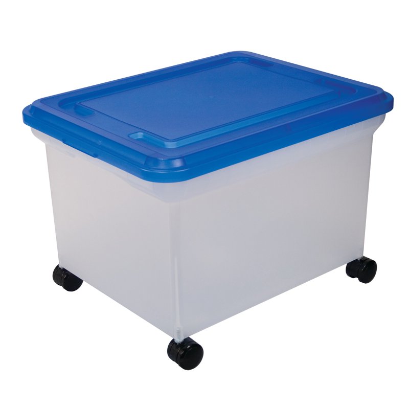 Office Depot Mobile File Box with Wheels, Letter & Legal Size Storage