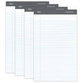 Legal Pad Notebook - 8.5 x 14 Inches, 50 Sheets, White, Perforated, Heavyweight Paper