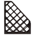 Recycled Magazine File Organizer Black - Office & Home Storage