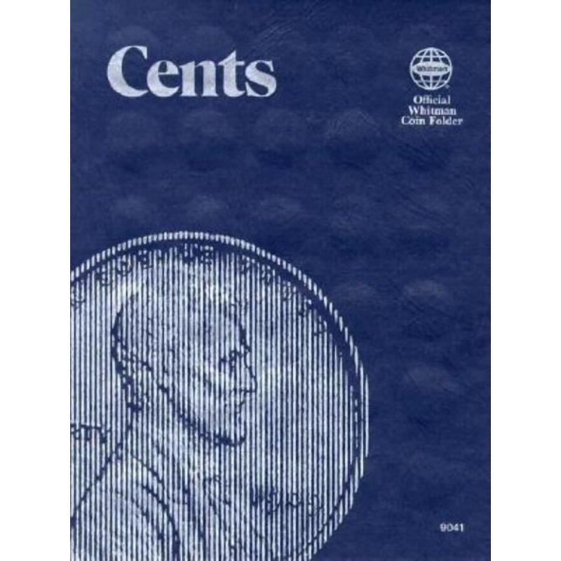 Whitman Coin Folder for Cents - Hardcover Coin Collection Organizer