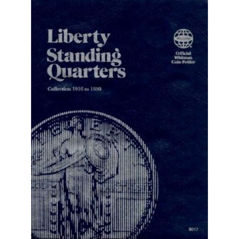 Coin Collection Folder for Liberty Standing Quarters 1916-1930 Hardcover