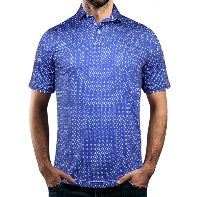 Men's Performance Golf Polo Shirt - Moisture-Wicking, Lightweight Activewear