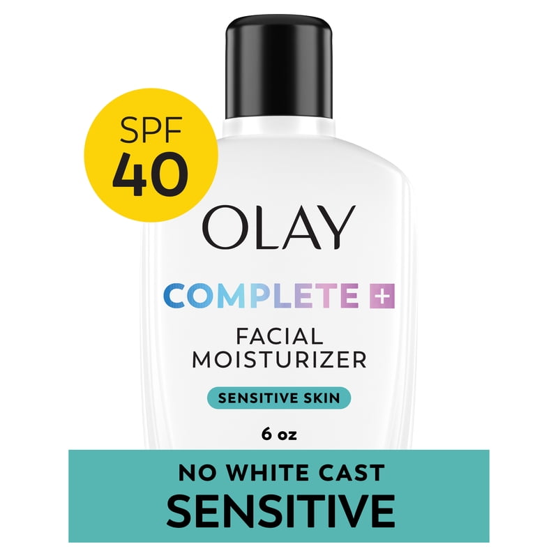 Olay Complete Face Moisturizer SPF 40 Fragrance-Free for Sensitive Skin 6 oz